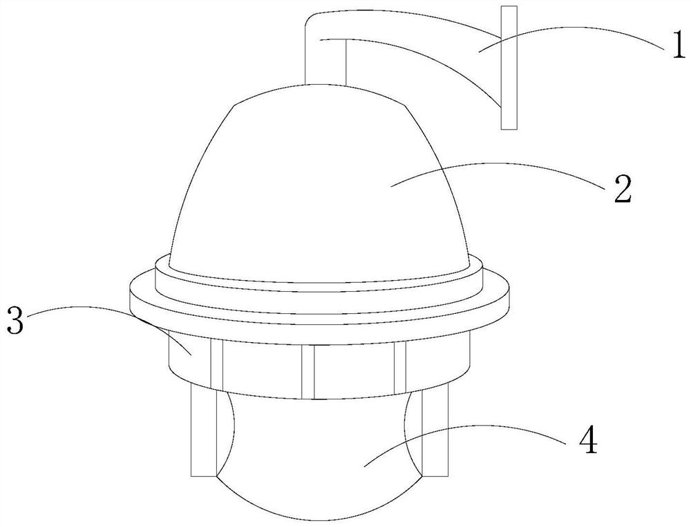 A monitoring security device with anti-mirror fogging effect