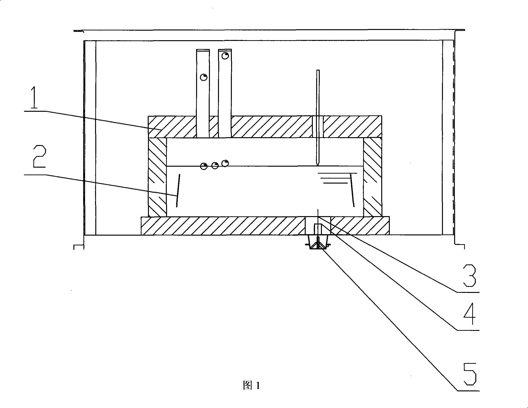 Crucible pot for manufacturing ultra-fine continuous glass fiber