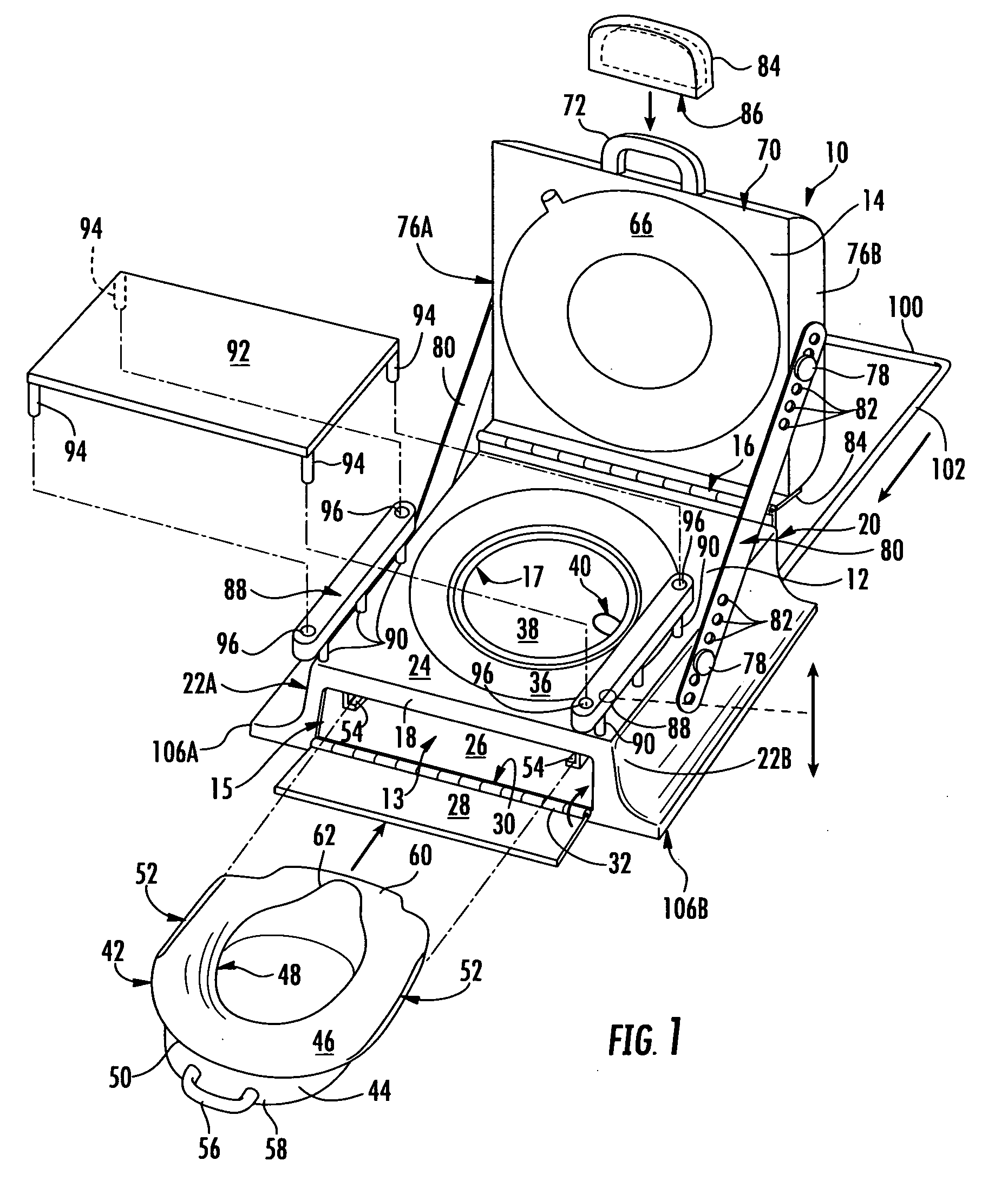 Combination bed seat and commode