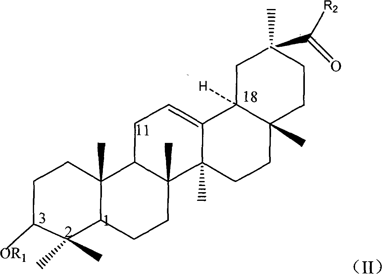 Synthetic method of glycyrrhetinic acid ester derivative and deoxyglycyrrhetinic acid ester compound