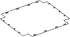 Manufacturing method of metal frame for flat panel display