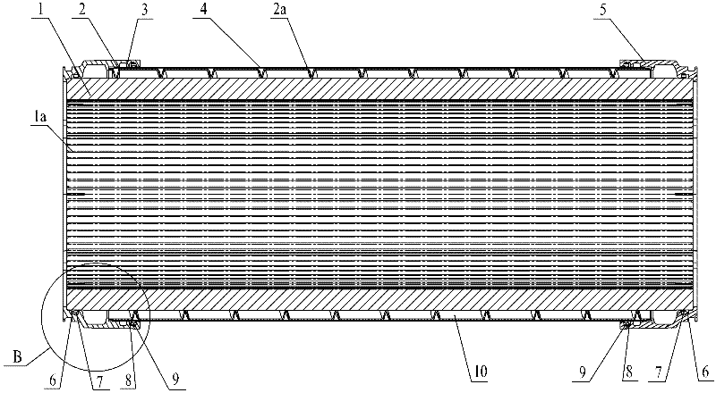 Cylindrical heat exchanger