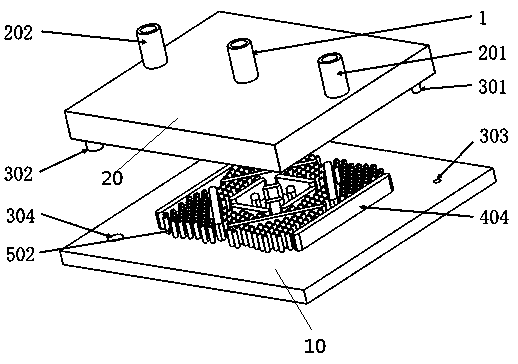 Water-cooled plate-type heat exchanger with pulsating vibration