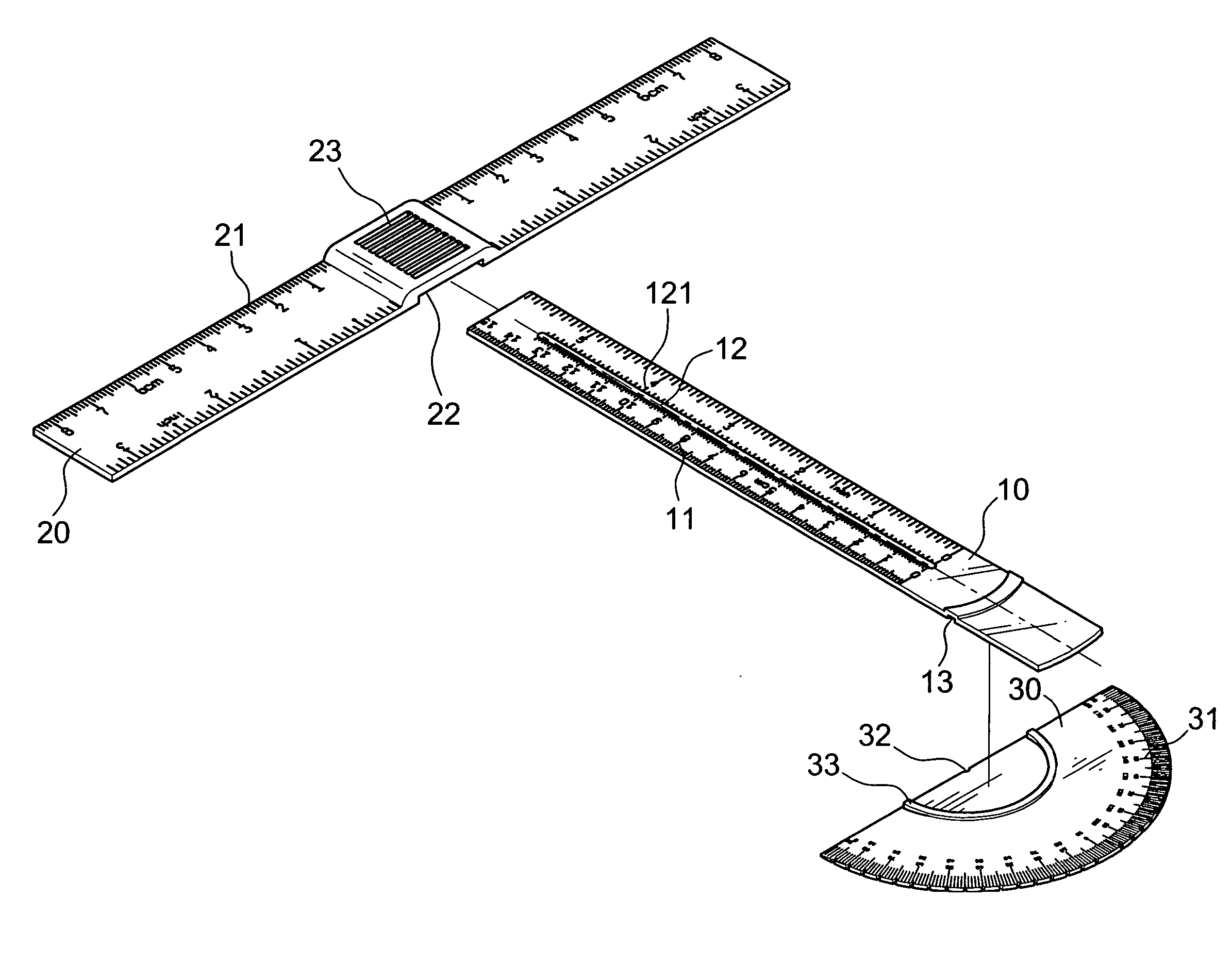 Drafting ruler