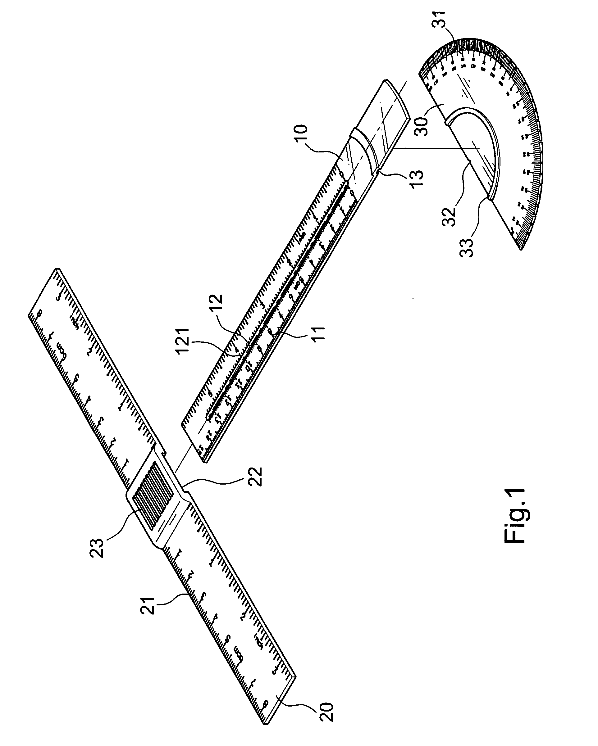 Drafting ruler