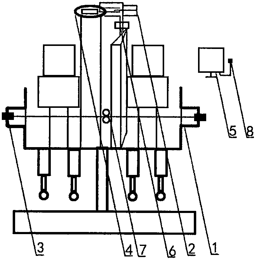 Auxiliary assembly for rolled cap rotating rolled head of hand-held cap screwing machine