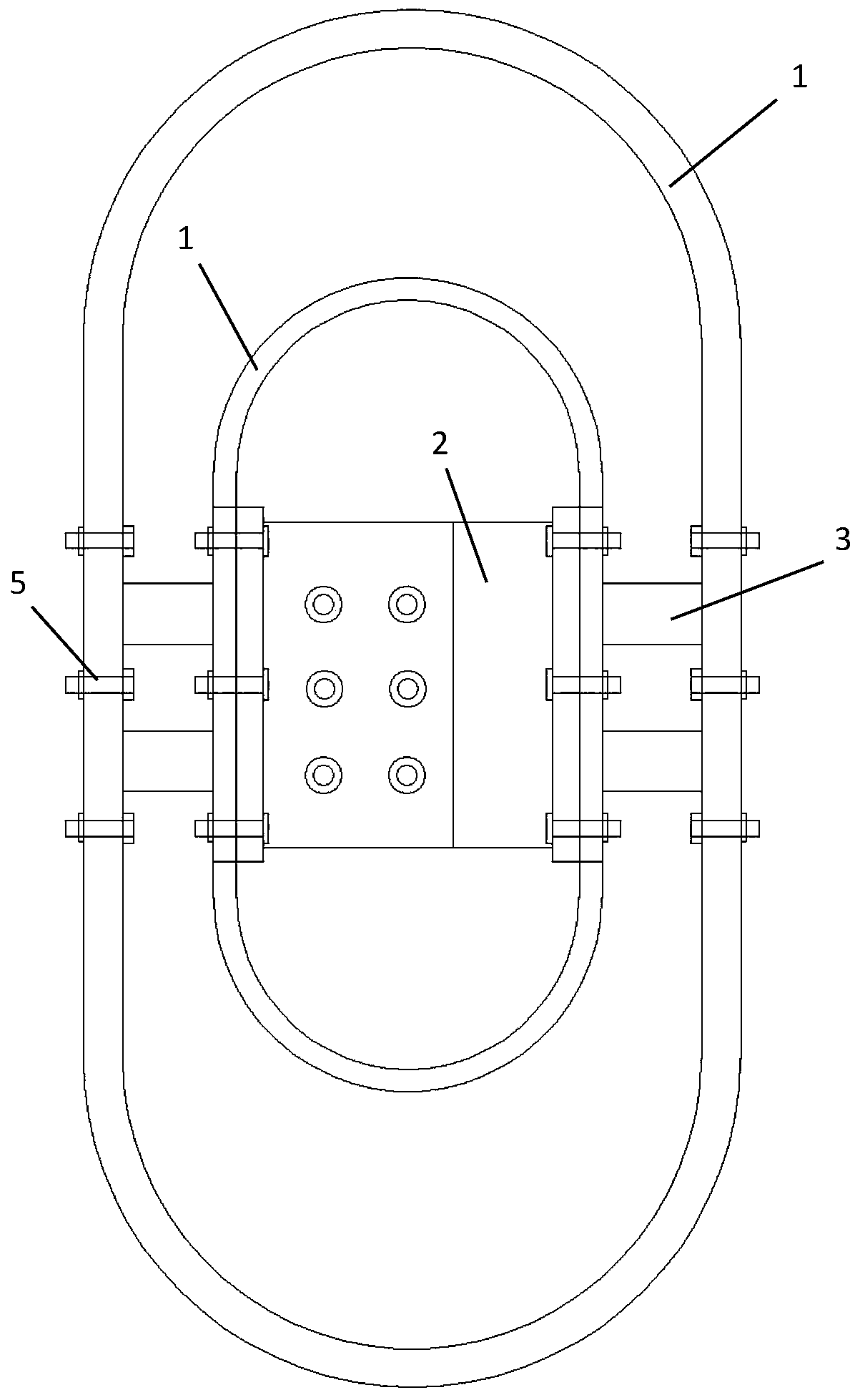 Composite shock absorbing graded yield damper