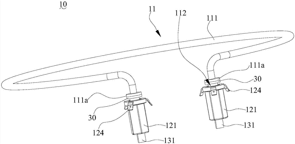 Heating tube assembly and dishwasher