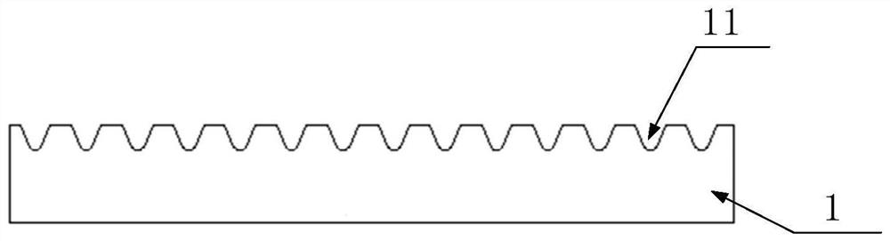 Electronic blackboard frosted glass, electronic blackboard and frosted glass manufacturing method