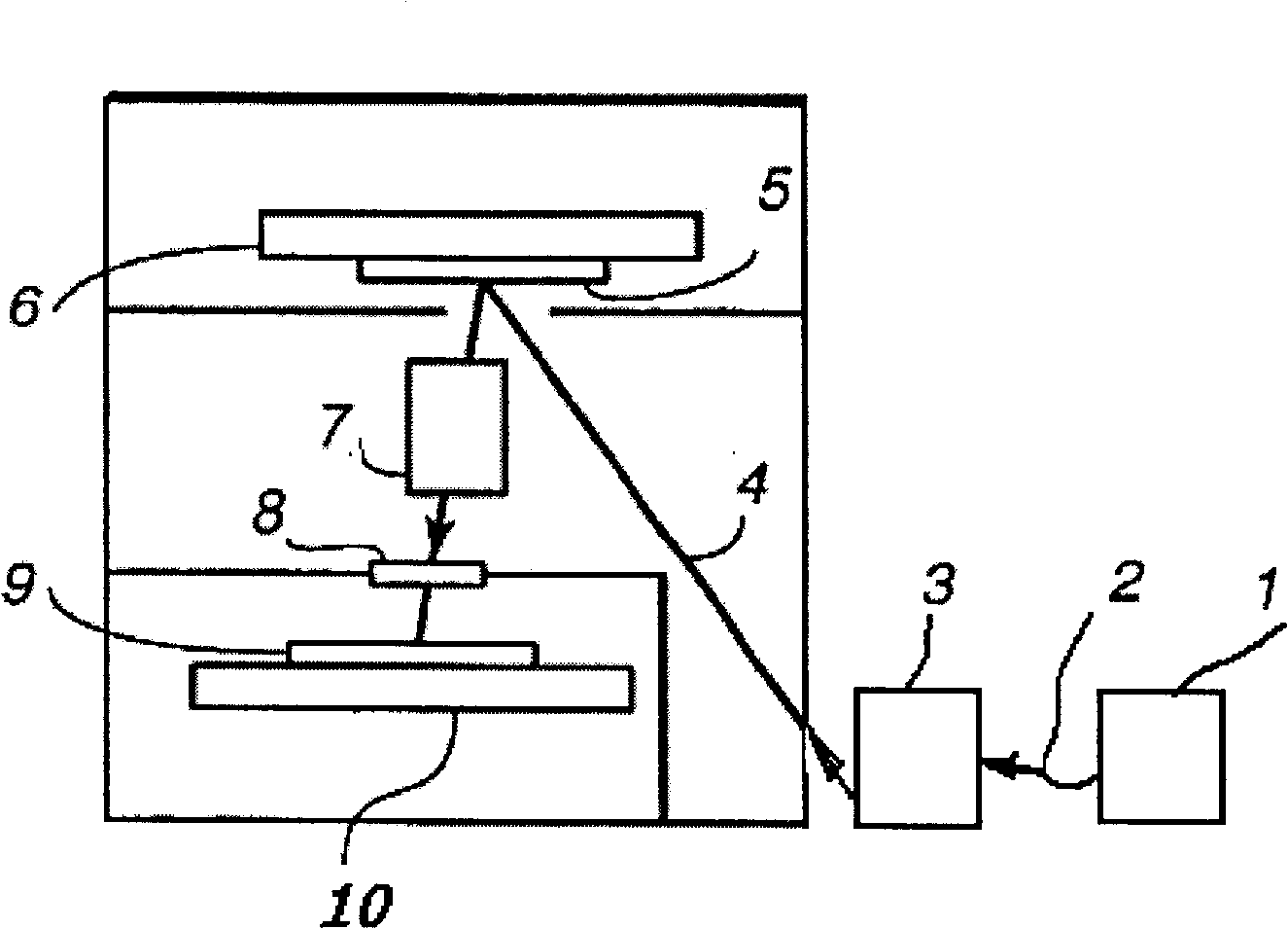 Accurate magnetic suspension worktable for photo etching under extra ultraviolet