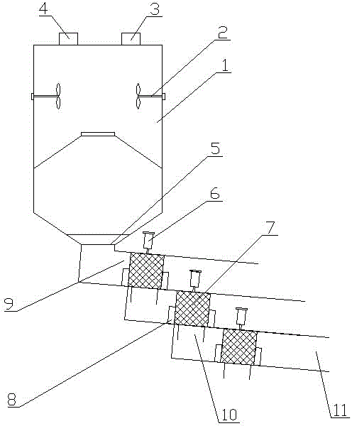 Classified filtering pre-liming tank