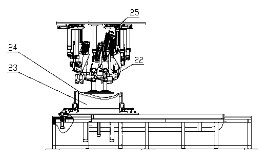 3D (three-dimensional) wrapping cloth welding mechanism of seat back wrapping machine