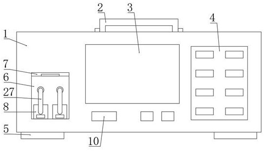 Electronic acupuncture massage therapeutic apparatus