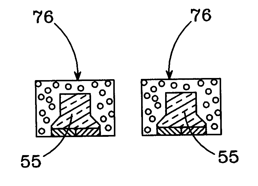 Molded chip fabrication method and apparatus