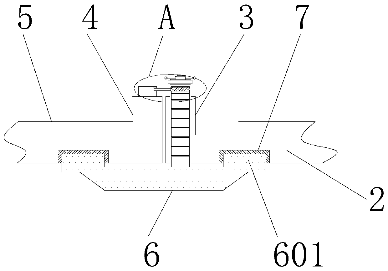 Easy-to-assemble modular installation structure for industrial instrument