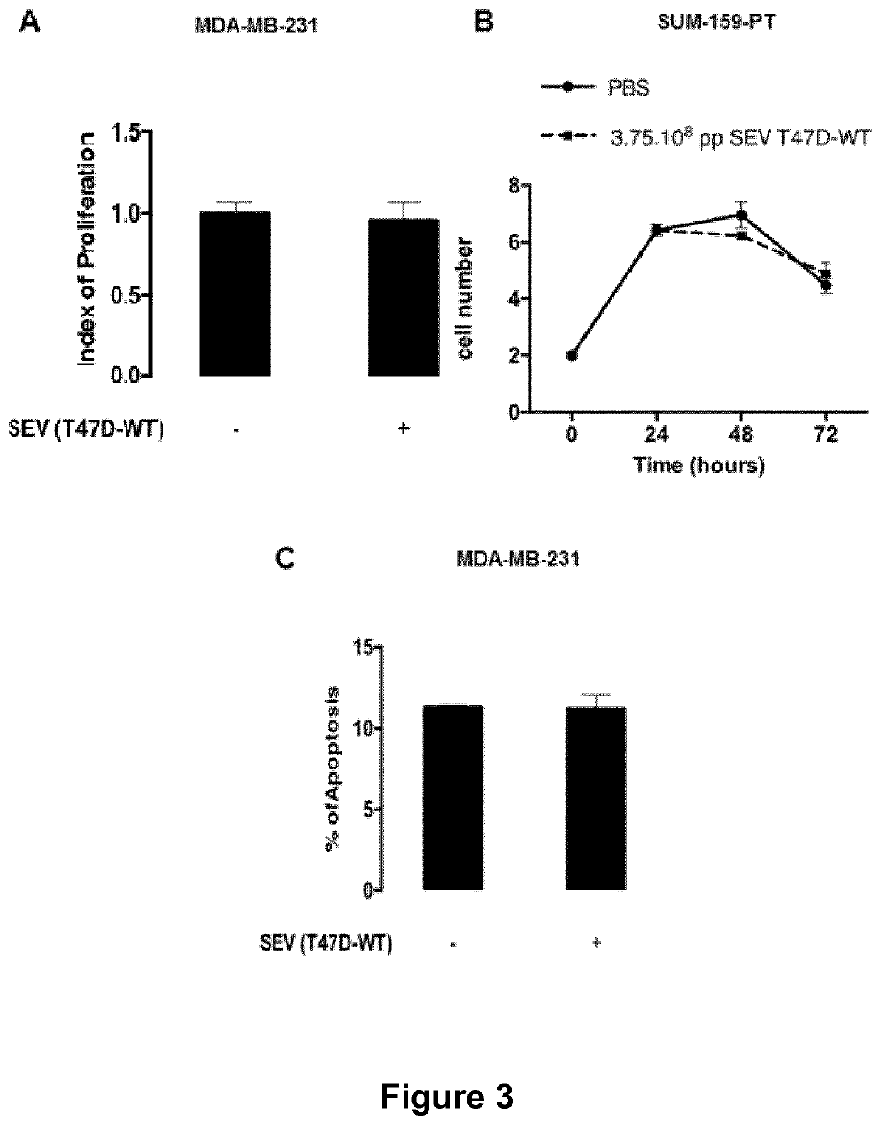 Compositions comprising secreted extracellular vesicles of cells expressing NFATC4 useful for the treatment of cancer