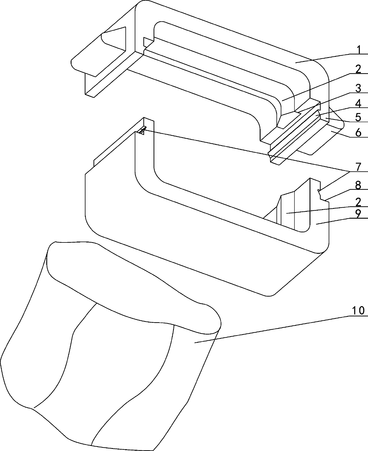 An anti-dry protection clip for paint brushes