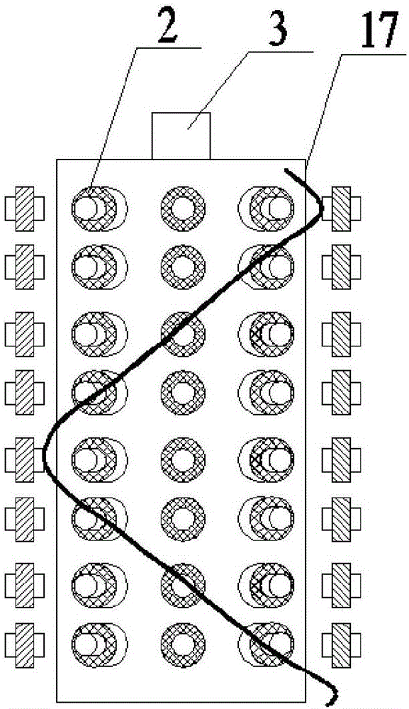 Portable magnetic spiral settling device