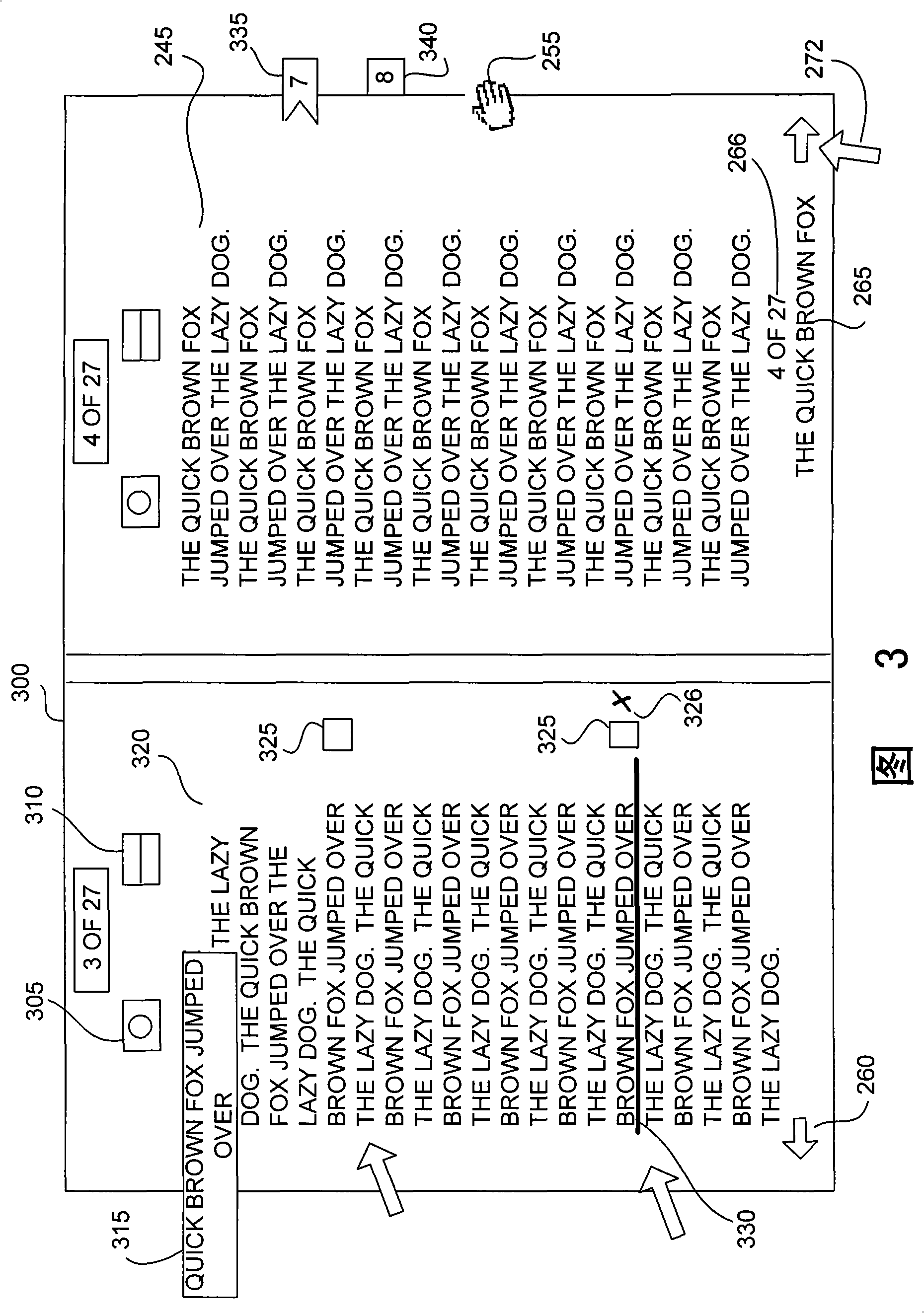 Reading mode for electronic documents