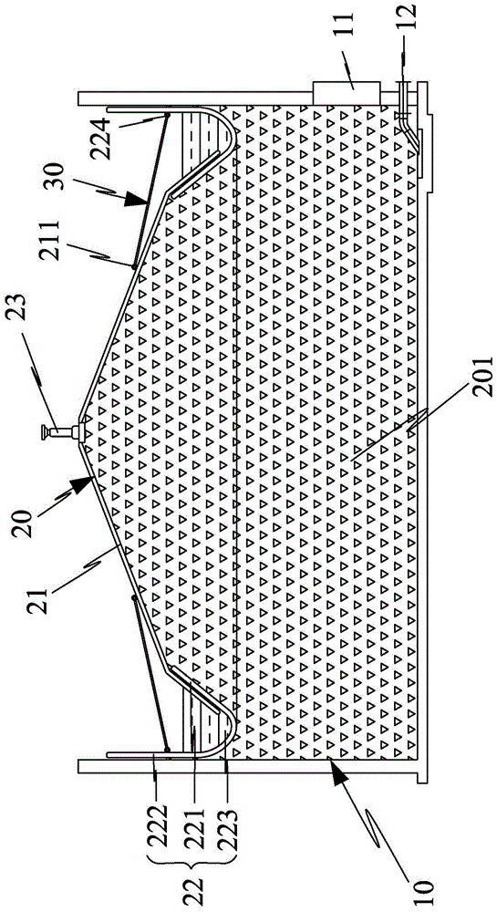 Water-pressure sealing silage feed cellar