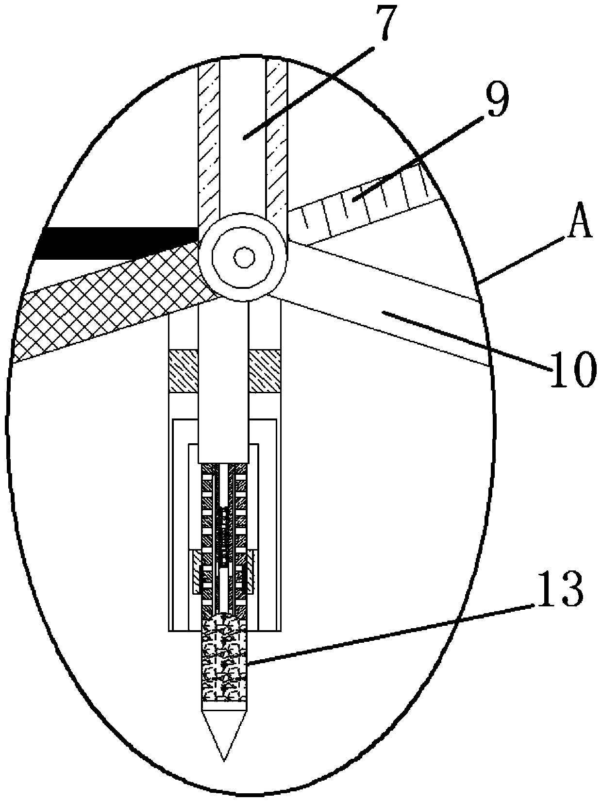 Spectacle frame washing equipment capable of realizing washing and dying integration