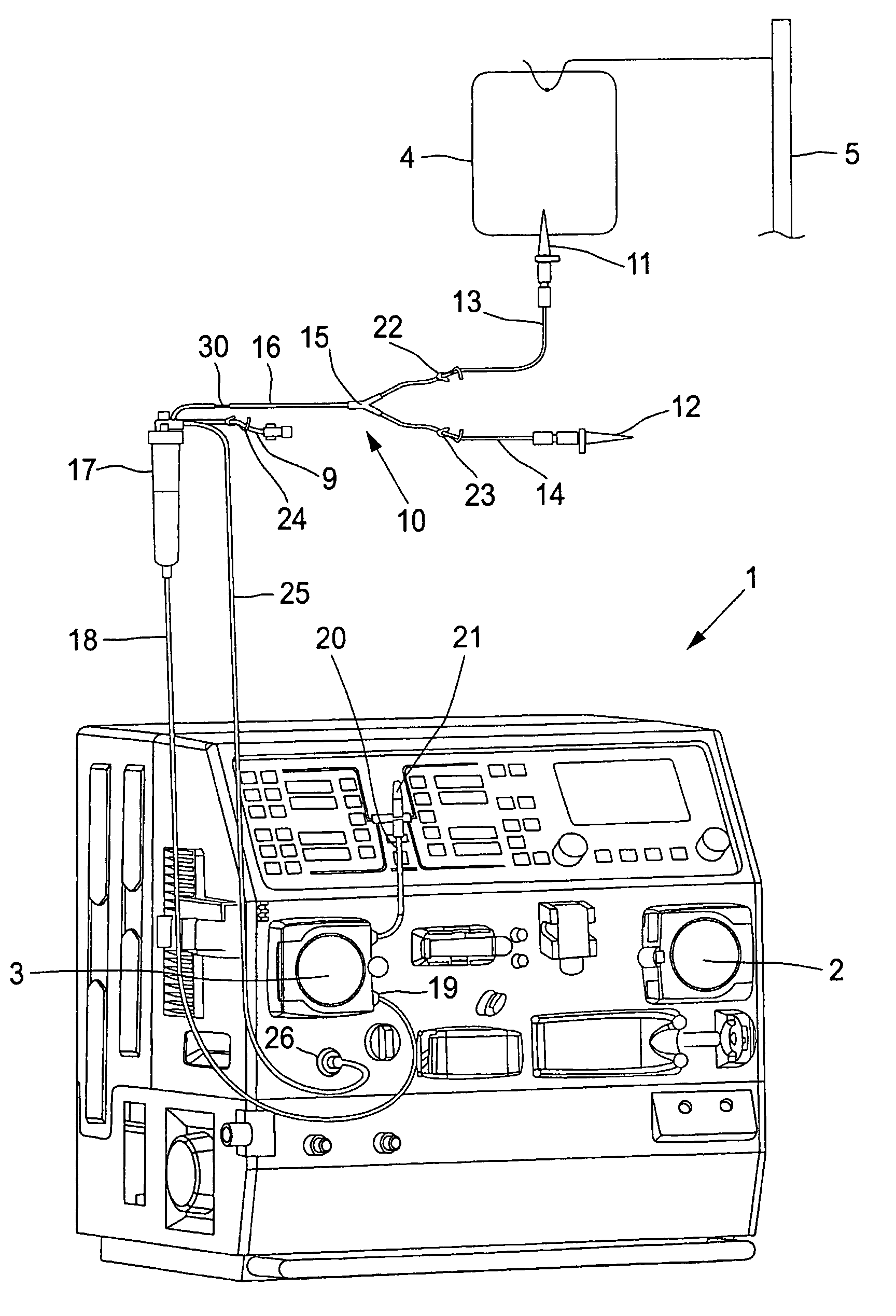 Method and device for monitoring the flow speed of an infusion solution