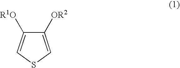 Method for producing an aqueous dispersion containing a complex of poly(3,4-dialkoxythiophene) and a polyanion