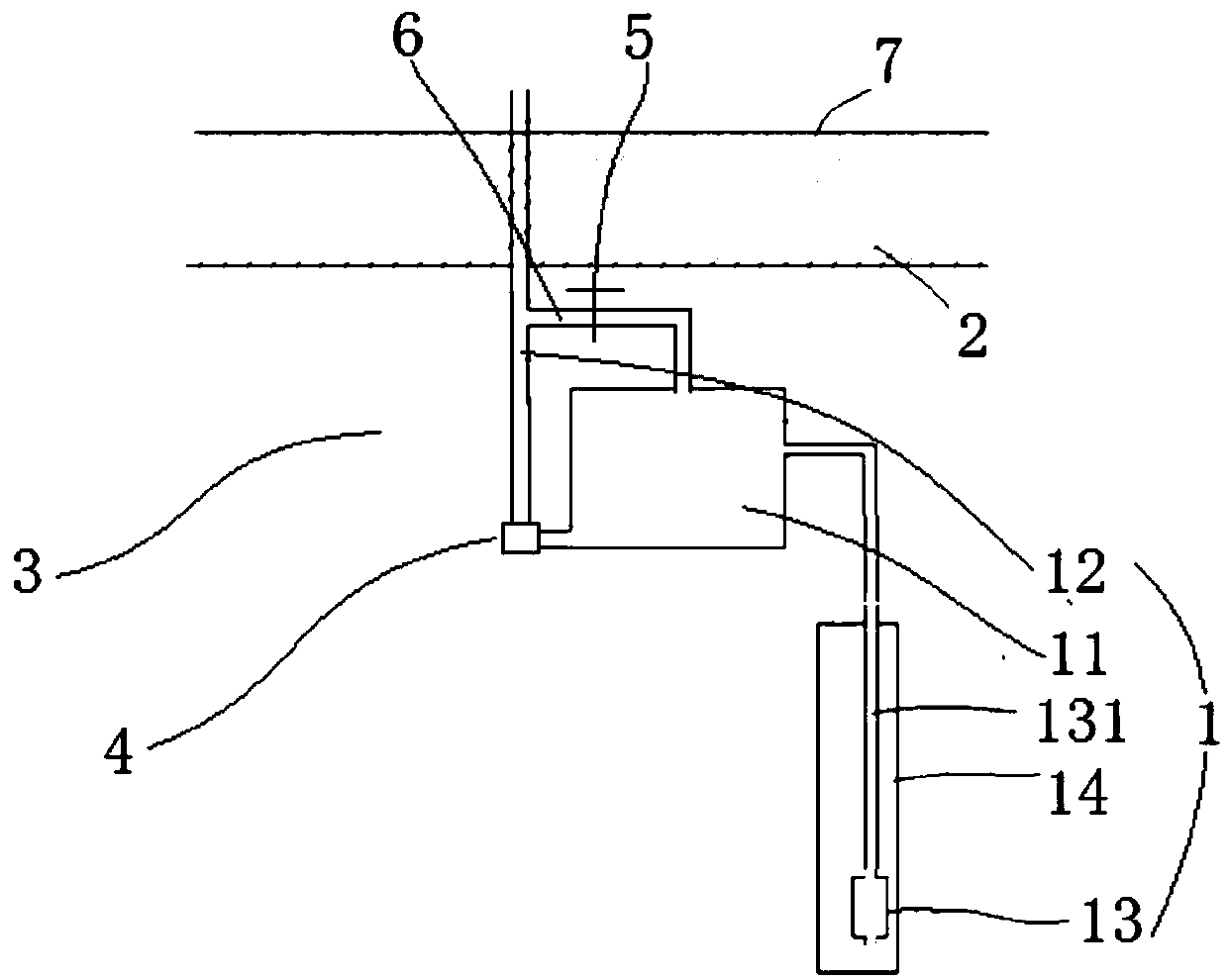 Normal-pressure water supply anti-freezing device