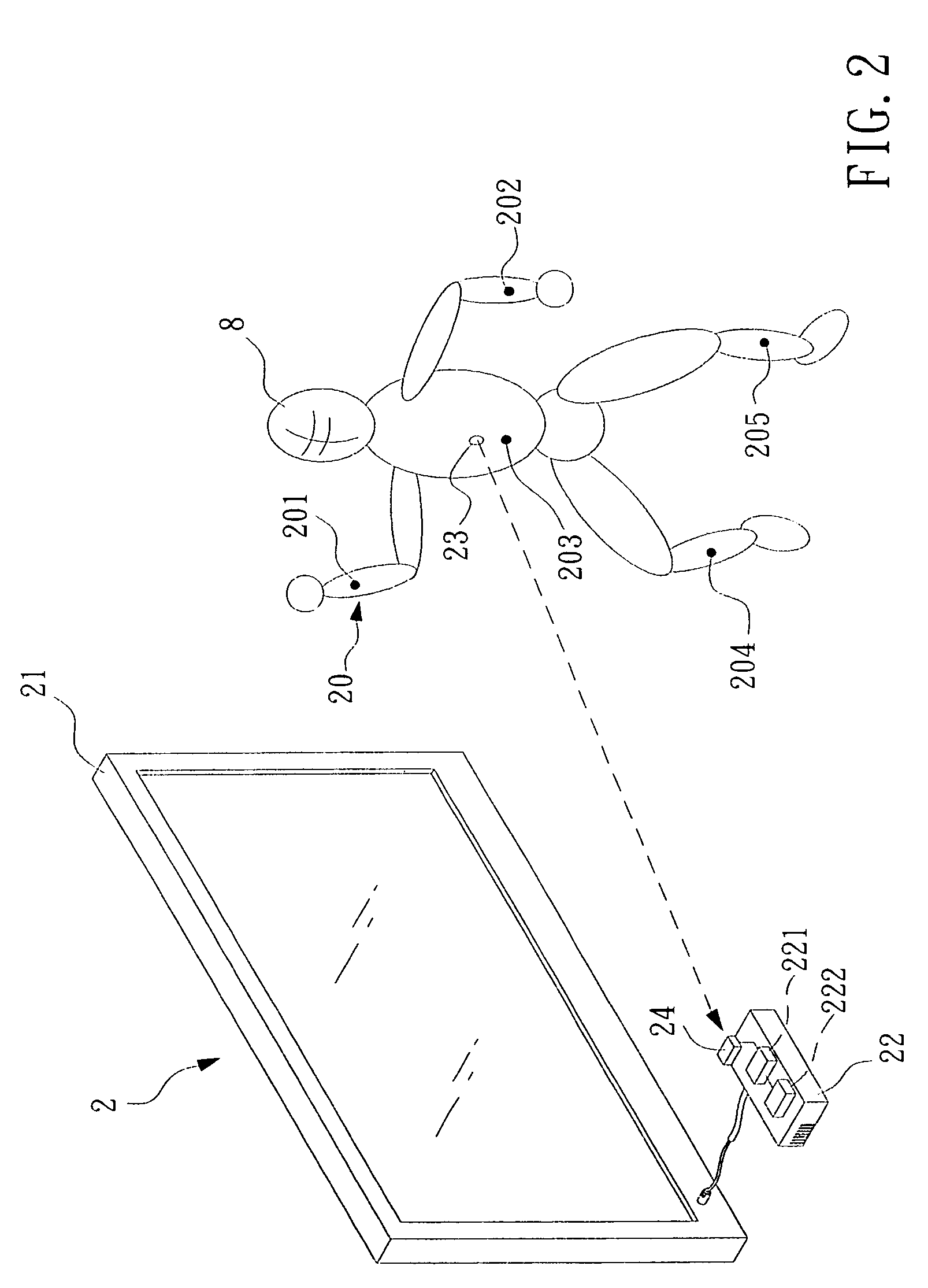 Motion recognition system and method for controlling electronic devices