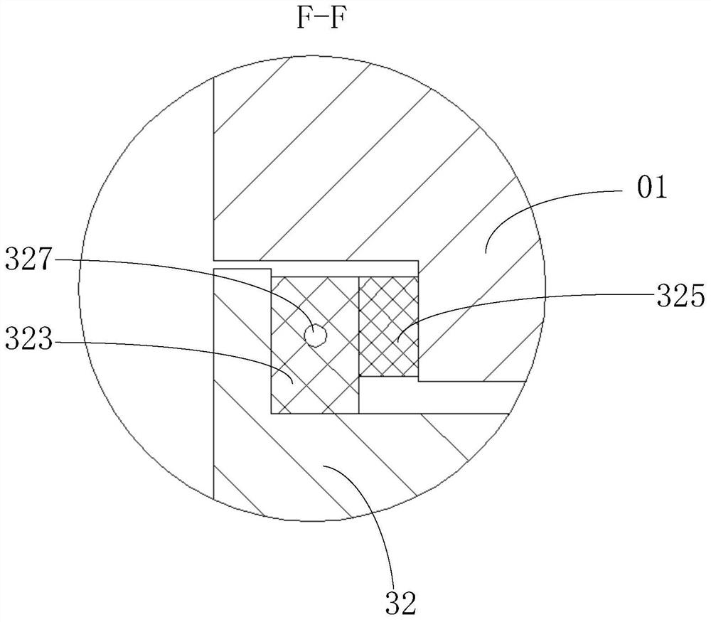 Sealing structure of food cooking equipment