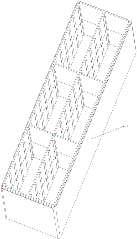 Unipolar horizontal battery and manufacturing method thereof