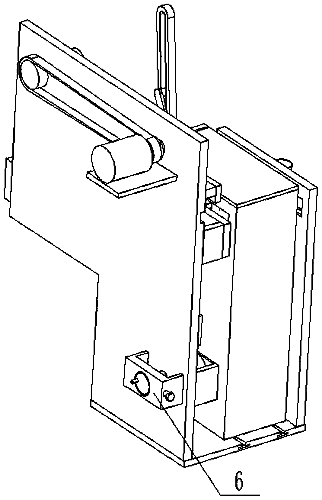 A spraying device for clothing coloring