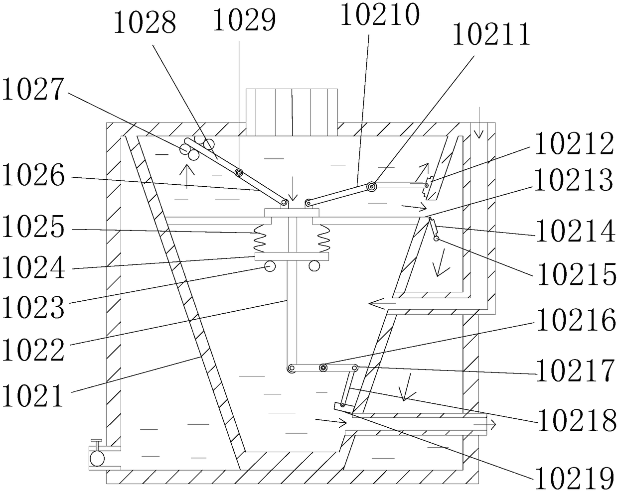 Buoy submerged floating oil absorption device