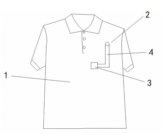 Light-weight garment with cellphone holder