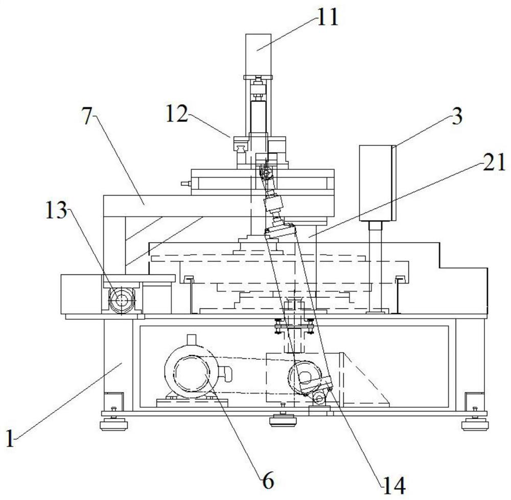 A high-generation flat panel display glass polishing machine and method for processing glass thereof