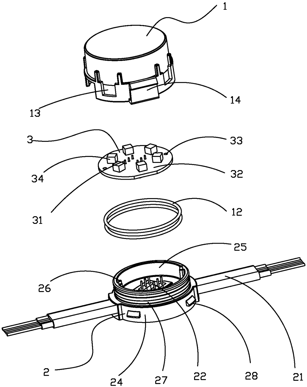 LED point-source lamp