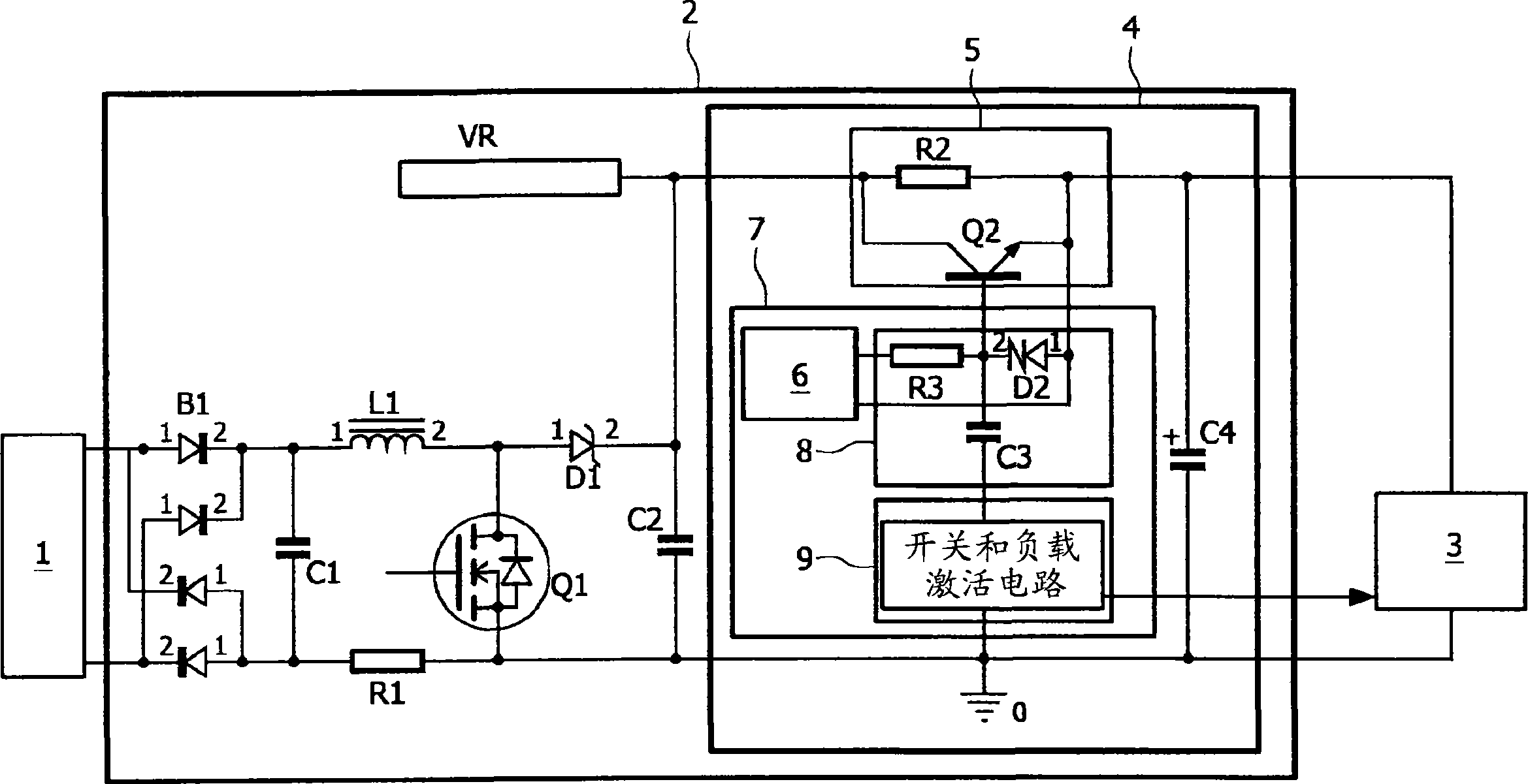 Improved inrush current limiter device and power factor control circuit having the same