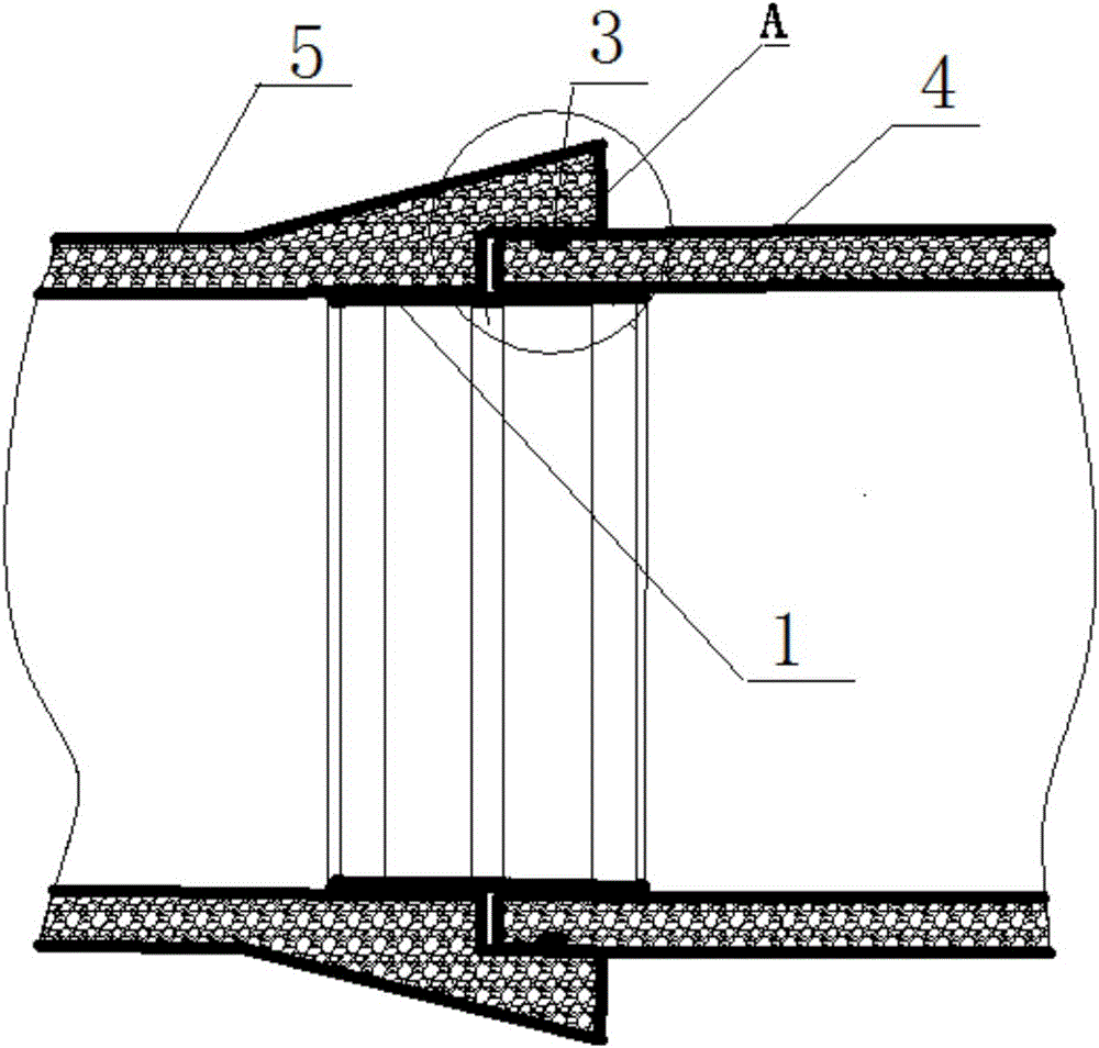 Internal expansion type rubber sealing ring and application thereof