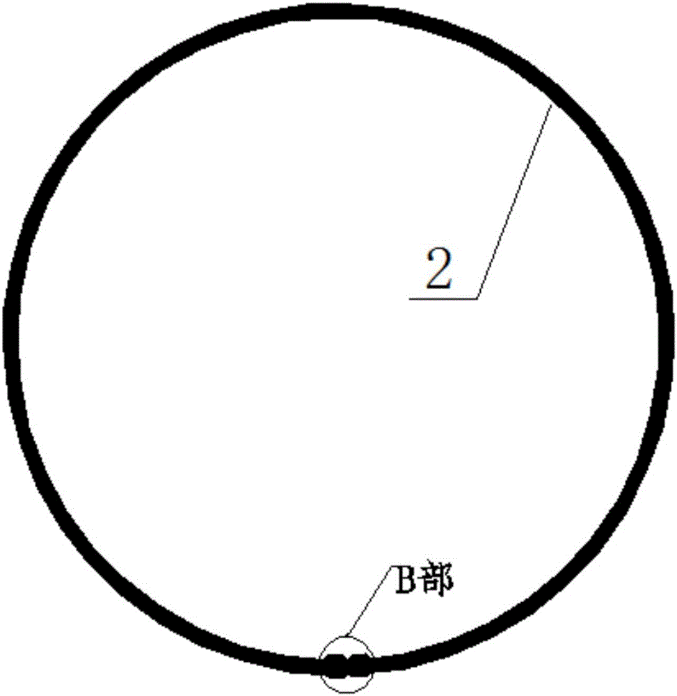 Internal expansion type rubber sealing ring and application thereof