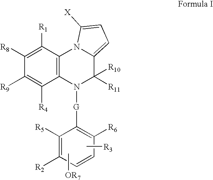 Pyrrolo[1,2-a]quinoxalin-5-(4H)-yl)sulfonyls and carbonyls and their use as estrogenic agents