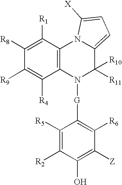 Pyrrolo[1,2-a]quinoxalin-5-(4H)-yl)sulfonyls and carbonyls and their use as estrogenic agents