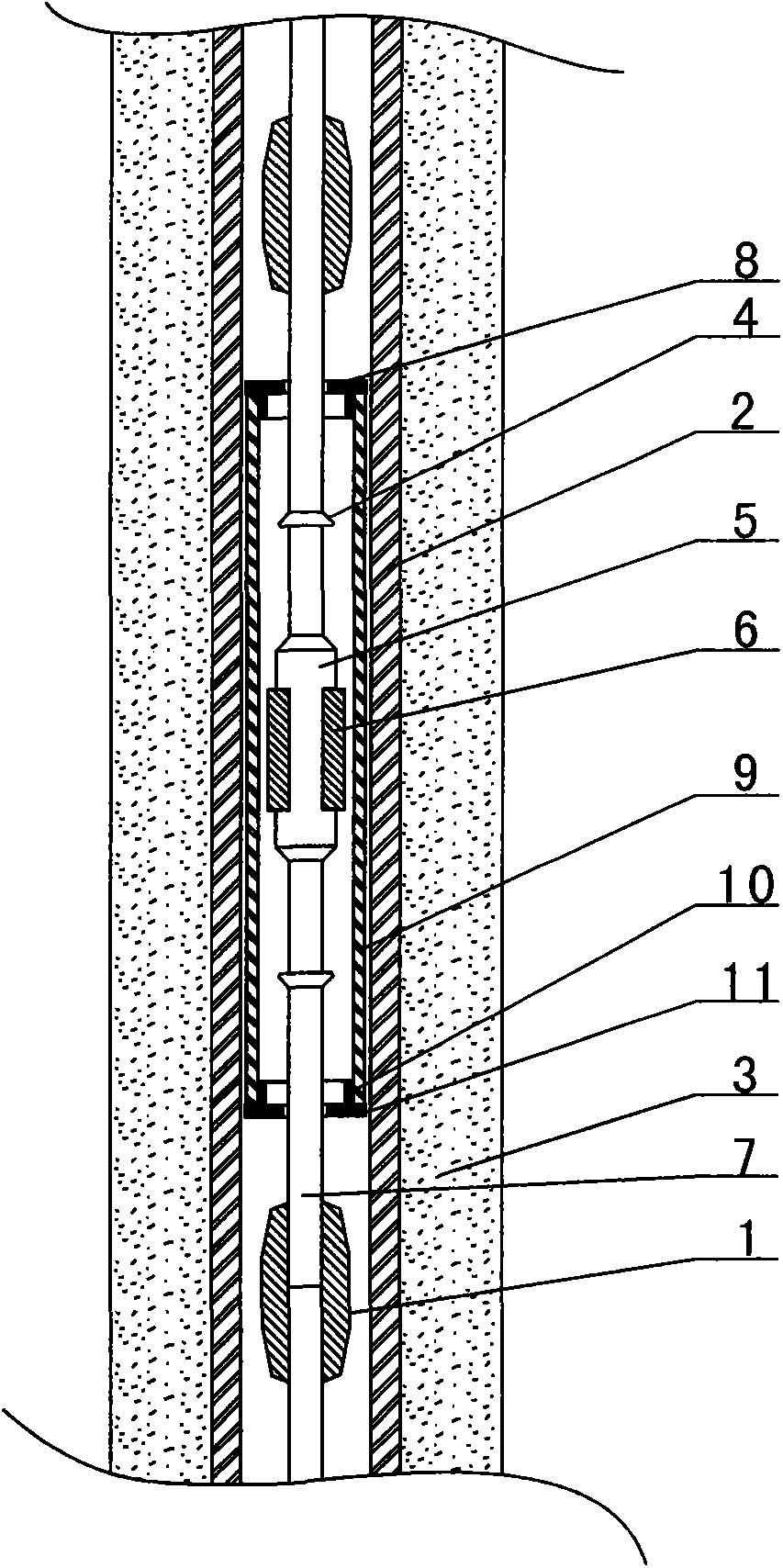 Wear-resisting centralizer structure of sucker rod of oil well