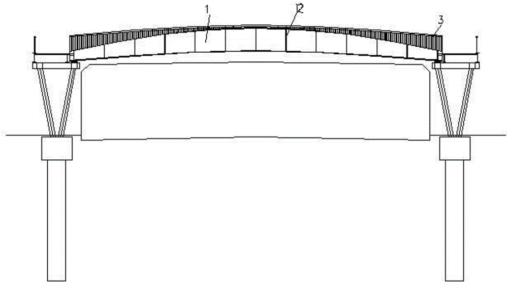 Steel plate girder pedestrian overbridge