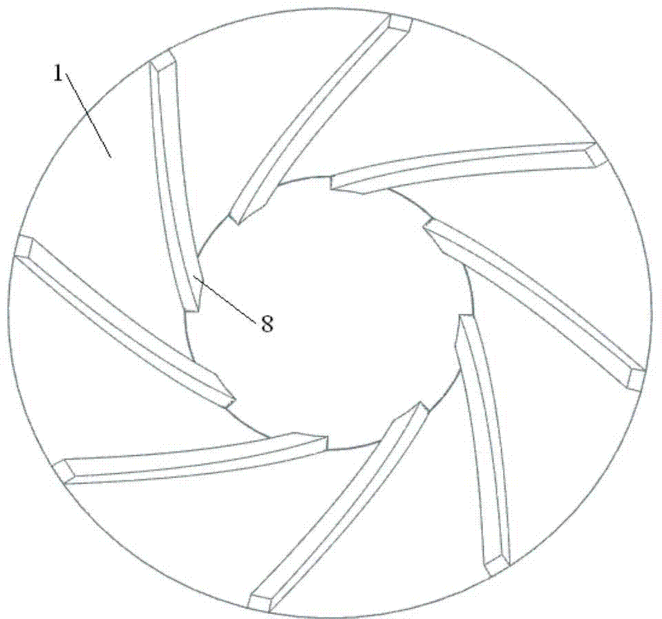 Pressure reduction and vibration damping runner cone device