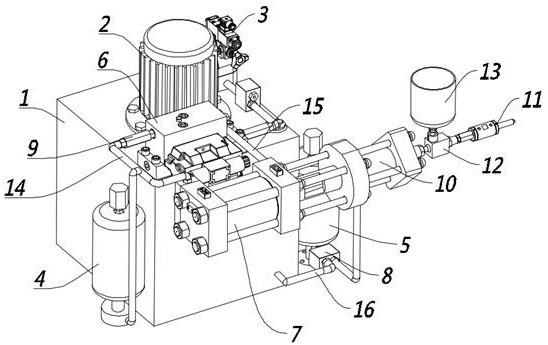 High-pressure nanometer homogenizer with multiple energy accumulators for stabilizing oil pressure