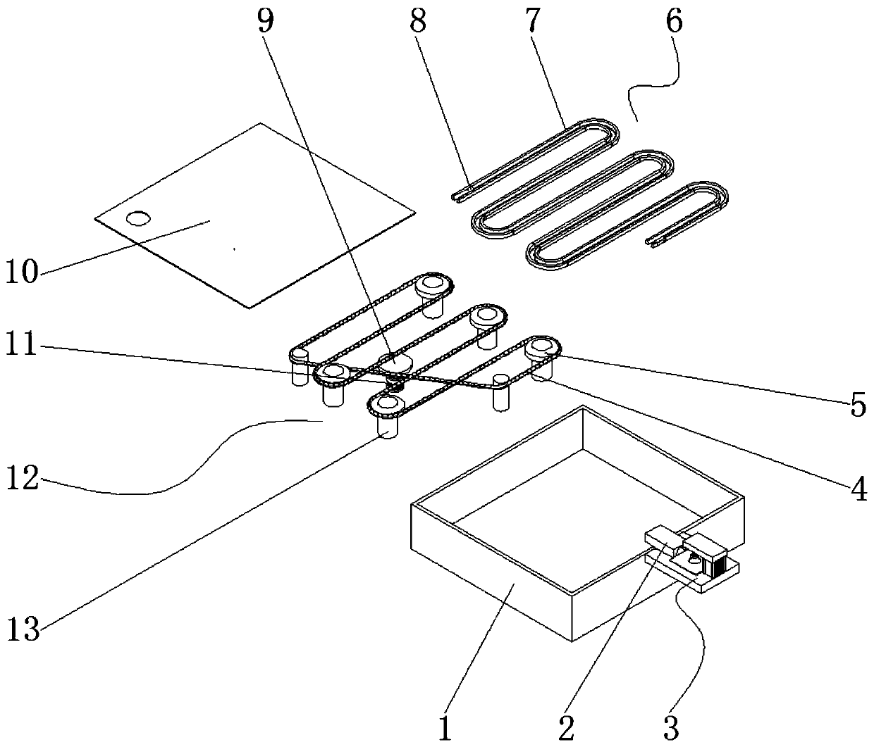 Laser nondestructive detecting device for litchi internal characteristics