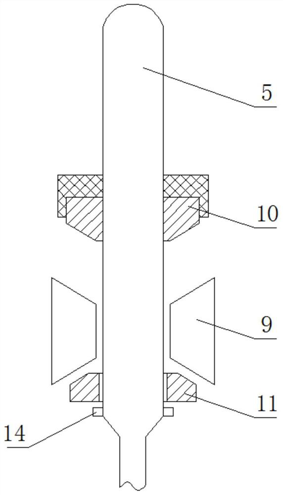 A fire extinguisher valve control structure