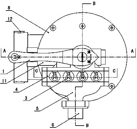 Four-speed power air and gas synchronous control valve