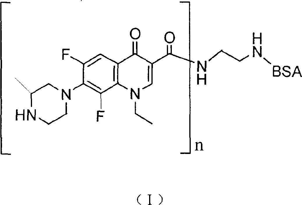 Lomefloxacin conjugate and its preparing method and use