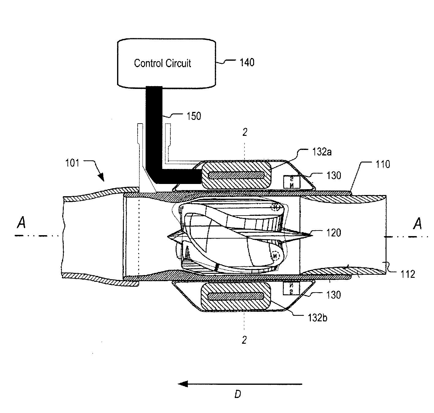 Flow estimation in a blood pump